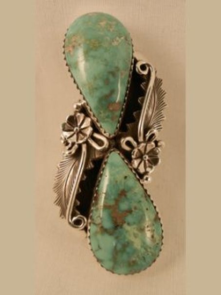 Navajo Peterson Native American Turquoise Ring